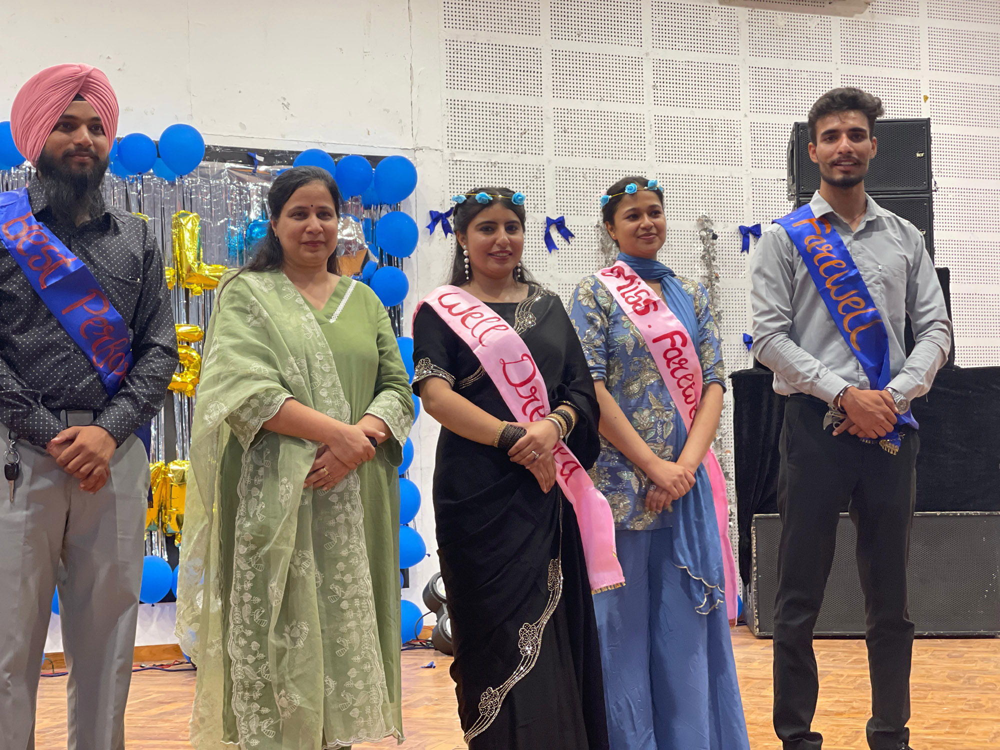 Farewell party Rukhsat-e-Mehfal organized in D. A. V. B. Ed College Hoshiarpur.
